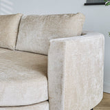 Bank Bella Dimehouse Beige LxBxH 138x98x55 Stof Sfeerfoto detail