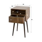 Nachtkastje Oslo Acaciahout Drift Brown 1 Lade