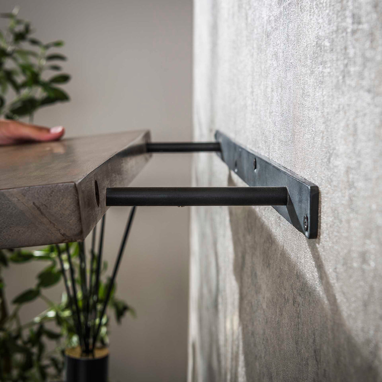 Wandplank Noa 90 cm Massief Acaciahout Drift Brown