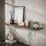 Wandplank Noa 120 cm Massief Acaciahout Drift Brown