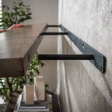 Wandplank Noa 120 cm Massief Acaciahout Drift Brown