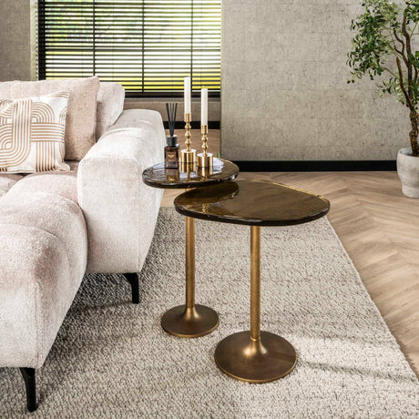Bijzettafel Aurum Antiek Goud 55 cm