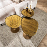 Bijzettafel Aurum Antiek Goud 50 cm