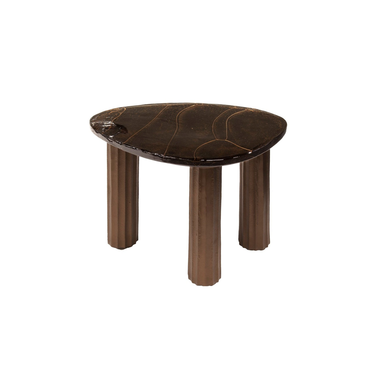 Salontafel Aura S Antiek Koper 51x37 cm