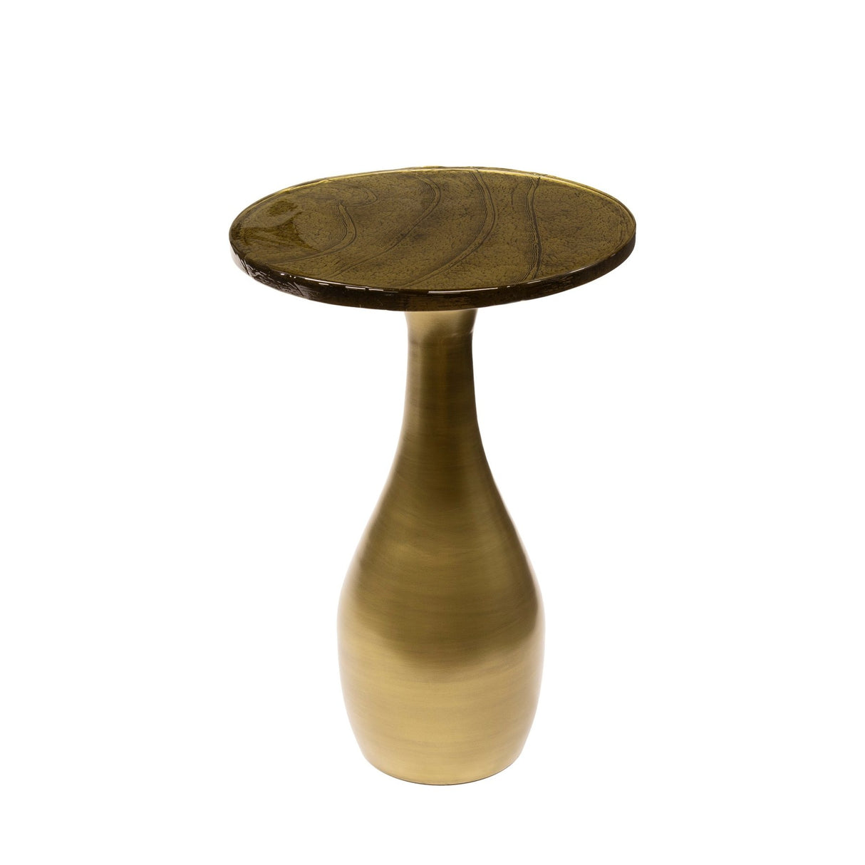 Bijzettafel Vesto Druppelvorm Antiek Goud 60 cm