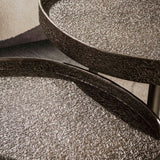 Set van 2 Driehoekige Salontafels Contour Brons Liquid Metal