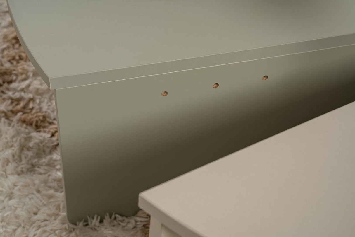 Ronde Salontafel As Groen Melamine 90 cm Orin