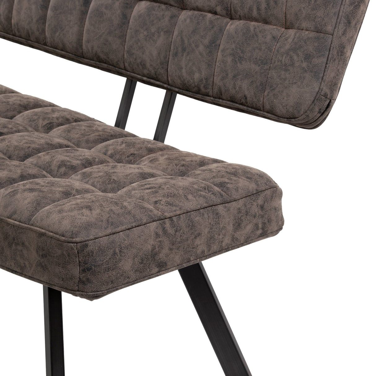 Eetkamerbank Madrid Donkerbruin 180 cm