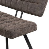 Eetkamerbank Madrid Donkerbruin 180 cm