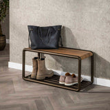 Schoenenbank Senna Drift brown 80x35 cm