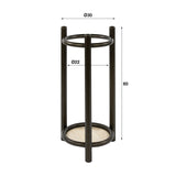 Senna Paraplubak Rond Drift brown