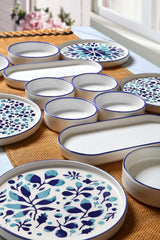 MCH09211 Blue White 100% CERAMIC 19 cm breed