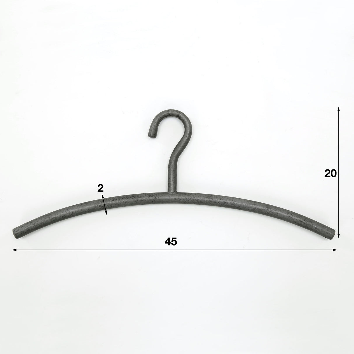 Garderobehanger Set van 6 Metaal Oud Zilver
