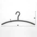 Garderobehanger Set van 6 Metaal Oud Zilver