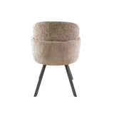 Set van 2 Moderne eetkamerstoelen Luma Hoven Rich Zand