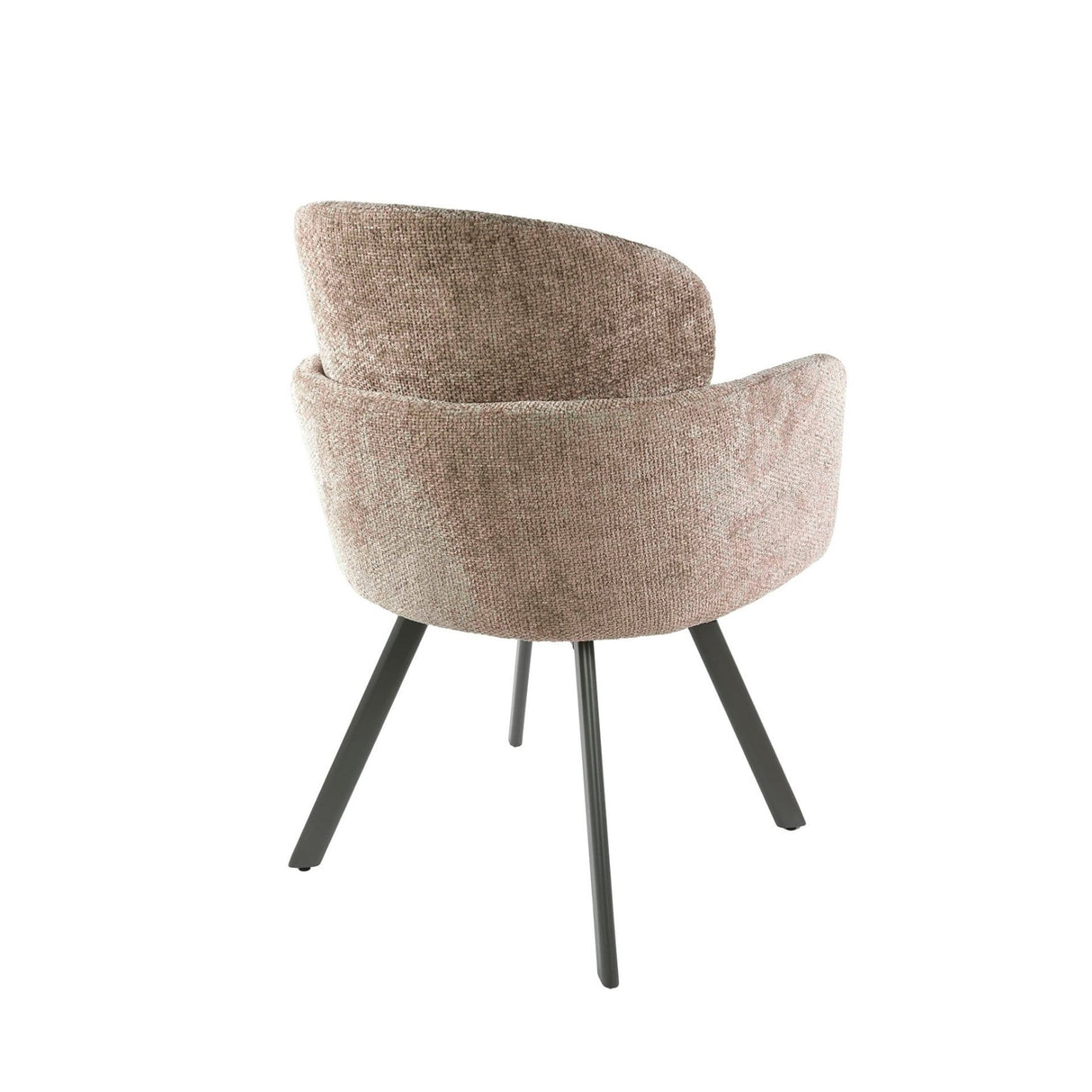 Set van 2 Moderne eetkamerstoelen Luma Hoven Rich Zand