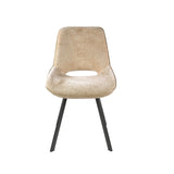 Set van 4 Eetkamerstoelen Avero draaibaar Jaroq zand