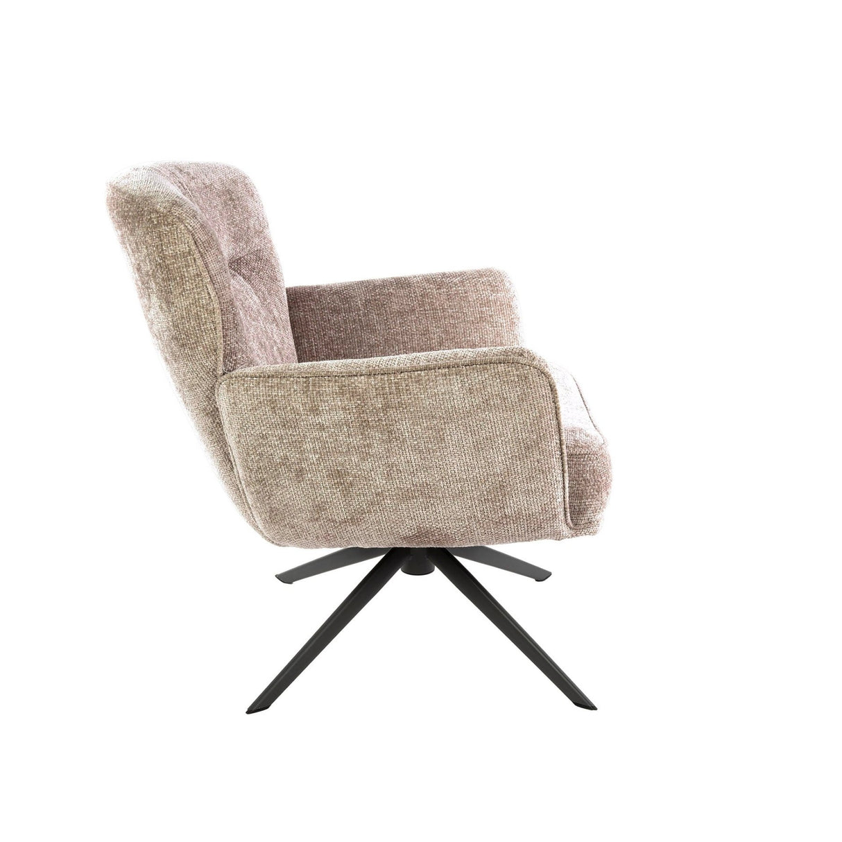 Savona draaibare fauteuil Hoven Rich Stof Zand