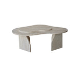 Organische Salontafel Travertin Melamine marmer look Melta - 105x65 cm