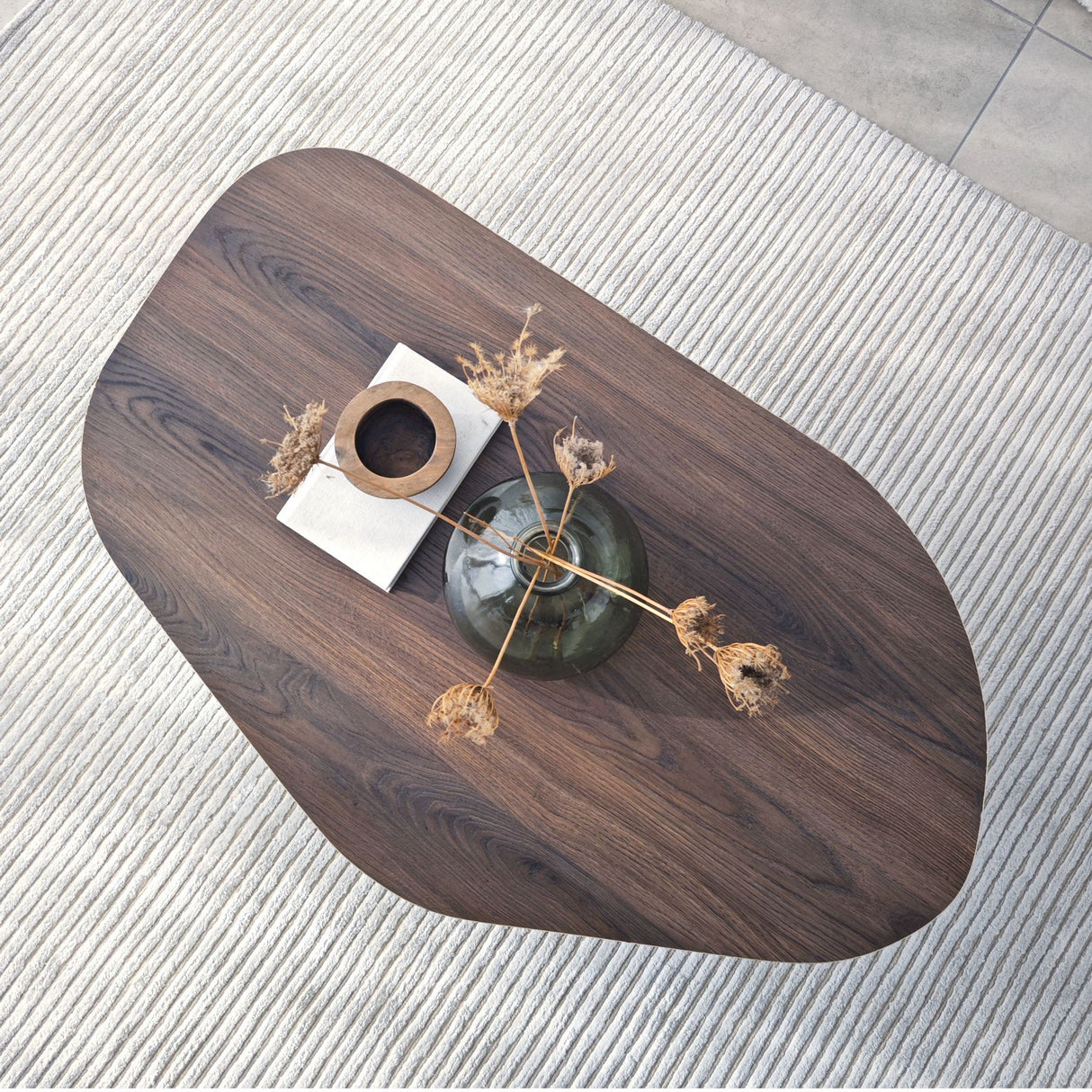 Organische Salontafel Walnoot Melamine Rack - 105x65 cm