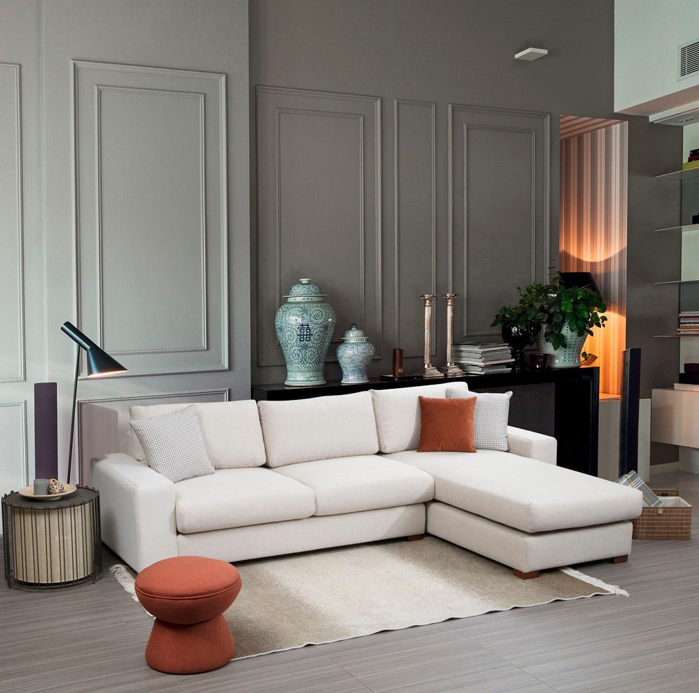 Hoekbank Rechts Loop Beige
