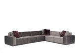 XL Hoekbank Rechts Lego Velvet Grijs