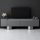 TV Meubel Antraciet Bohem 180x50x30 - Zilver Frame