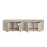 Lowen tv-meubel travertine 180 cm Gemelamineerd hout