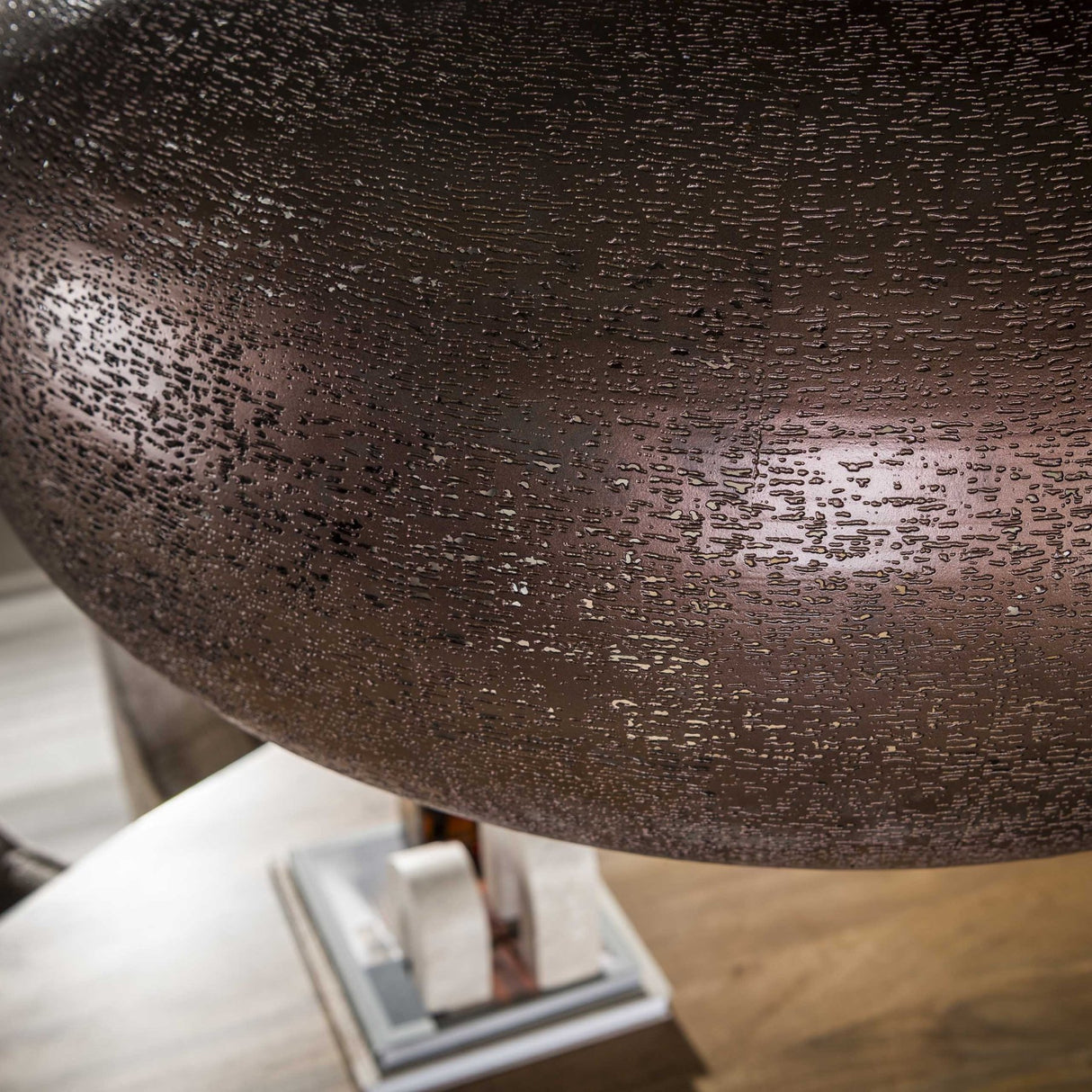 Hanglamp - Hanglamp 1 - lichts antiek koper Chase Ø90 cm - Dimehouse