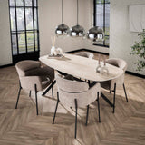 Glazen hanglamp Juliette 3-lichts smokey glass