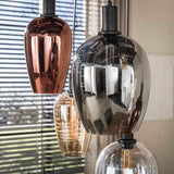 Hanglamp - Hanglamp 7 - lichts gekleurd glas Ayaz - Dimehouse
