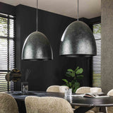 Industriële Hanglamp Kylian 2-lichts Metaal Zwart