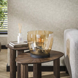 Vloerlamp Dain UP L Amberkleurig glas