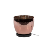 Vloerlamp Dain UP L Koperkleurig glas