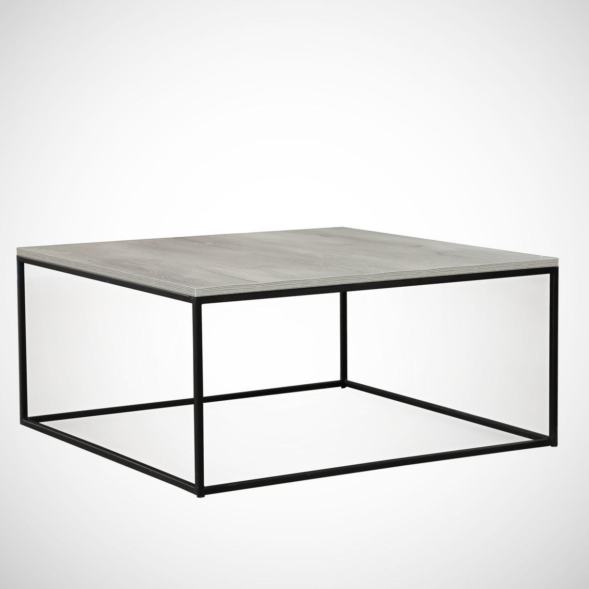 Salontafel Vierkant 75x75 cm Pola - Grijs Hout Melamine