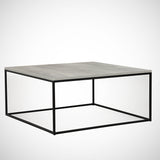 Salontafel Vierkant 75x75 cm Pola - Grijs Hout Melamine