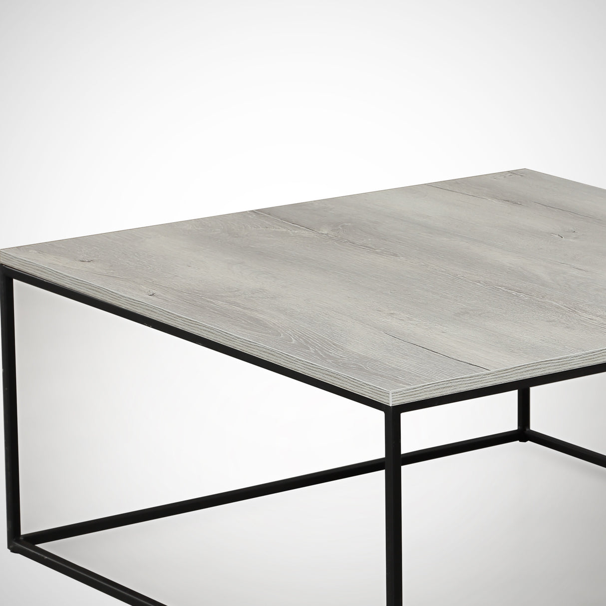 Salontafel Vierkant 75x75 cm Pola - Grijs Hout Melamine