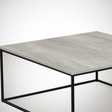 Salontafel Vierkant 75x75 cm Pola - Grijs Hout Melamine
