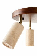 Nur C - Walnut Beige Walnut Travertine Cap