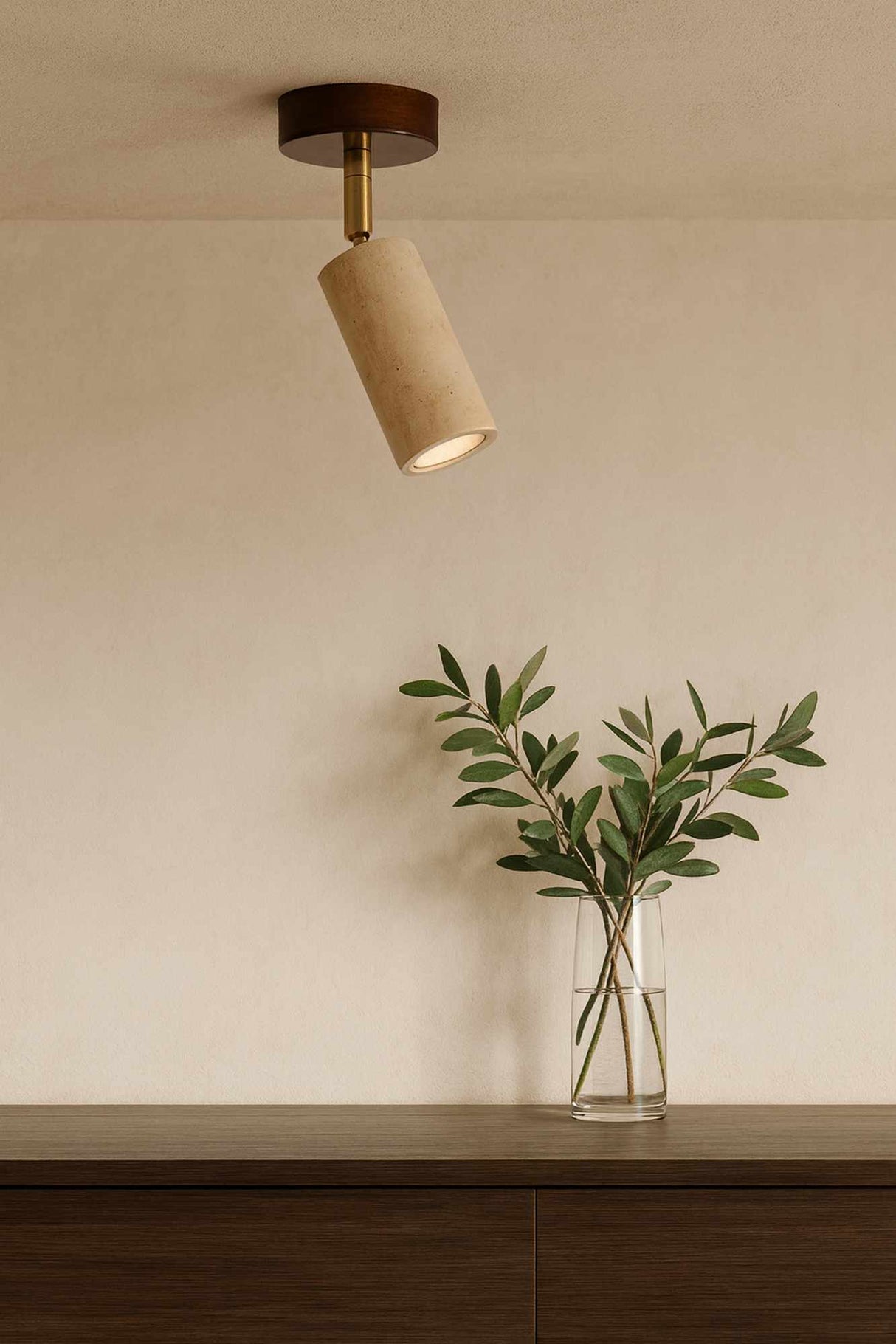 Nur - Walnut Beige Walnut Travertine Cap