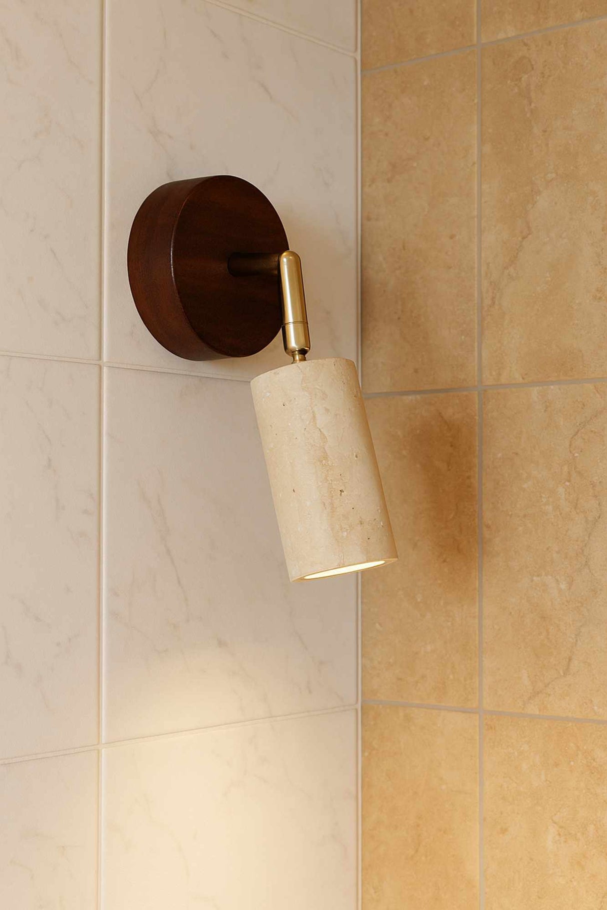 Nur - Walnut Beige Walnut Travertine Cap