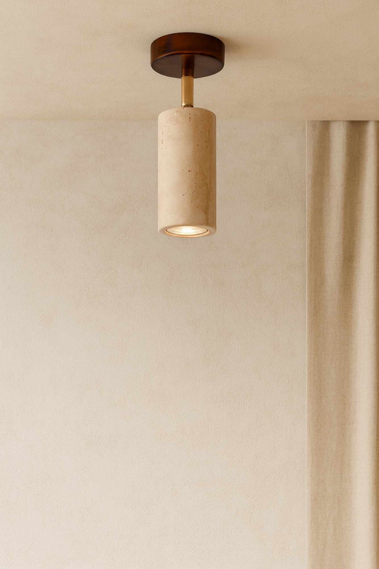 Nur - Walnut Beige Walnut Travertine Cap