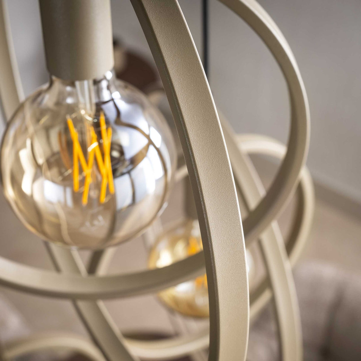 Moderne Hanglamp Beige Otan getrapt 3-lichts