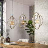 Moderne Hanglamp Beige Otan 3-lichts