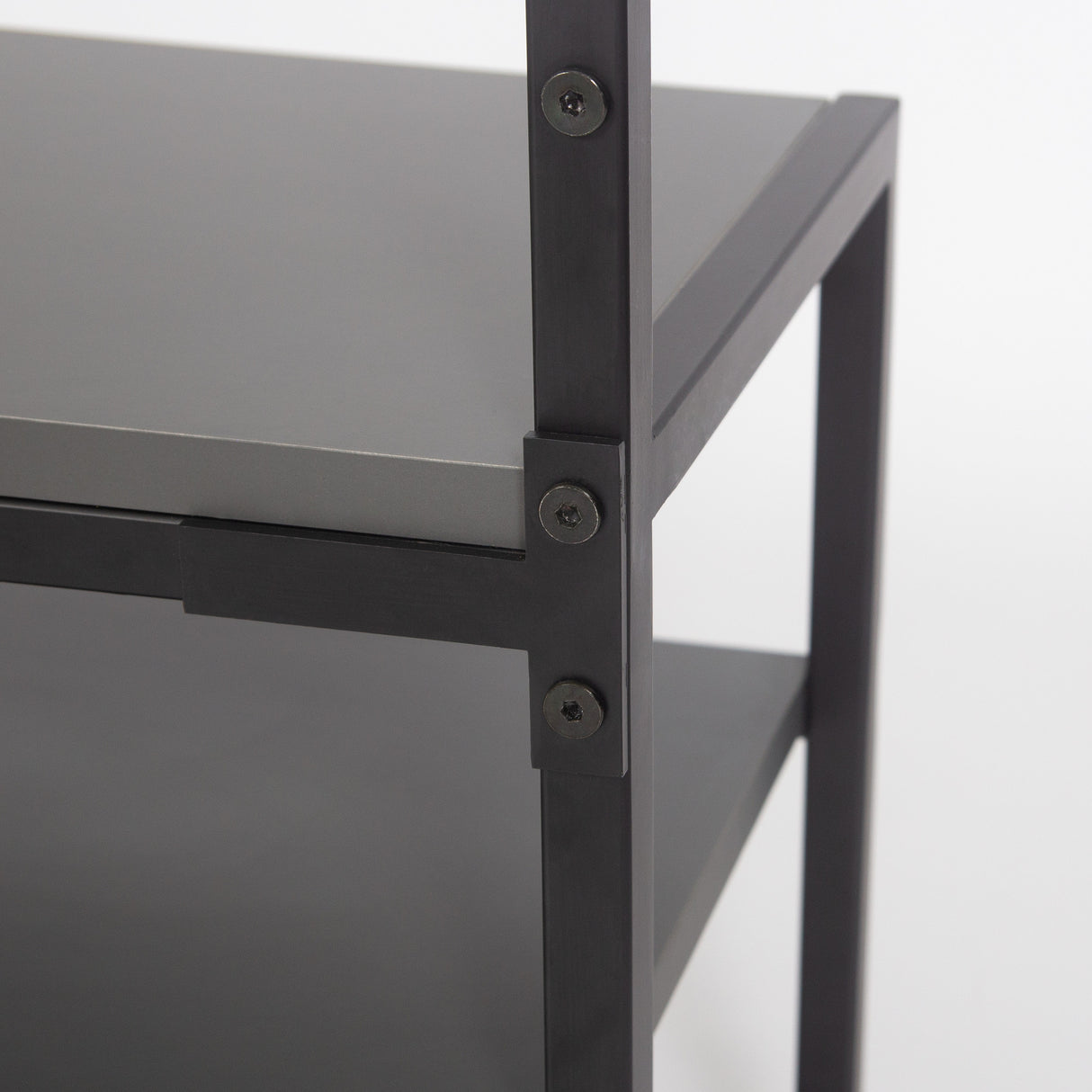 Garderobemeubel Kapstok Antraciet Melamine Novad - Met Leggers