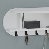 Kapstok Wit - Melamine - Met Vak