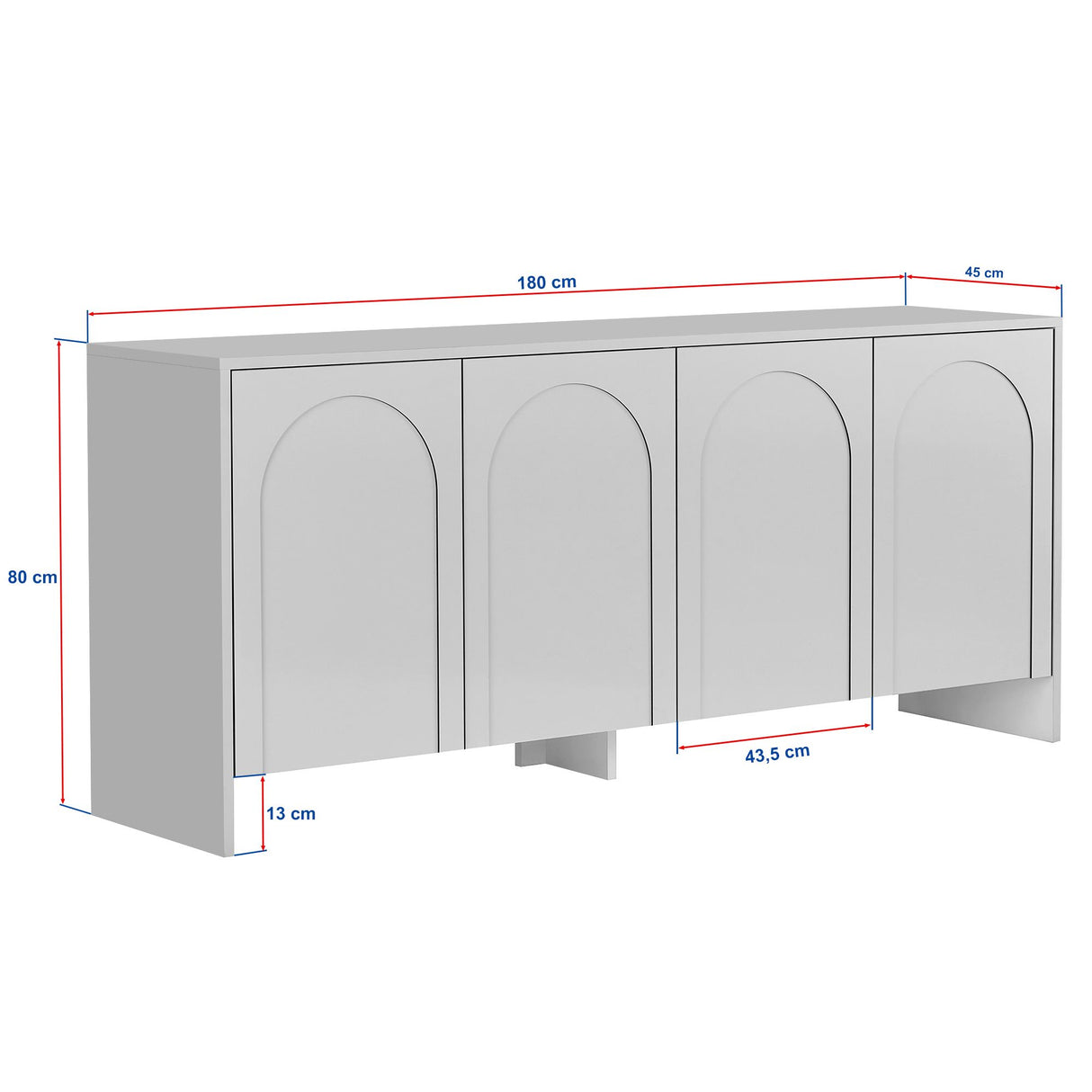 Arlen console tafel 180 cm Atlas Gemelamineerd hout