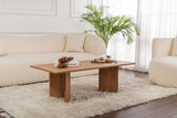 Rechthoekige Salontafel Siban Atlantisch Dennenhout look - 119x60 cm