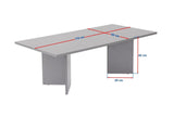 Rechthoekige Salontafel Siban Zwart houtlook - 119x60 cm