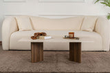 Sabin - Travertine, Venezia Walnut Travertine Walnut 100% MELAMINE COATED PARTICLE BOARD